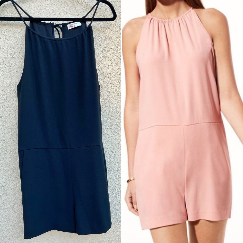 Babaton Salvador Romper Black 00 Open Back